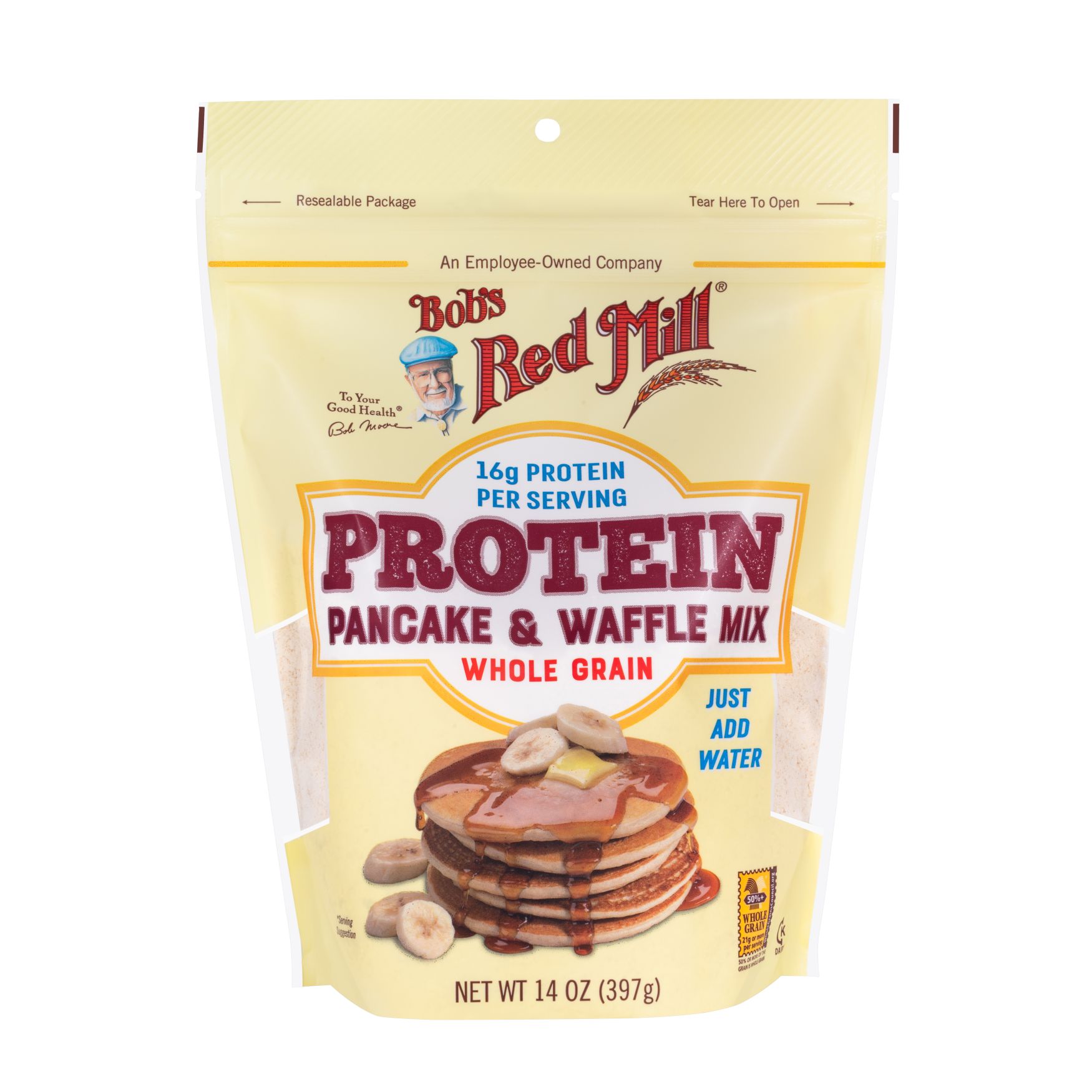 Rynke panden samtale tyran Protein Pancake Mix & Whole Grain Waffle Mix | Bob's Red Mill
