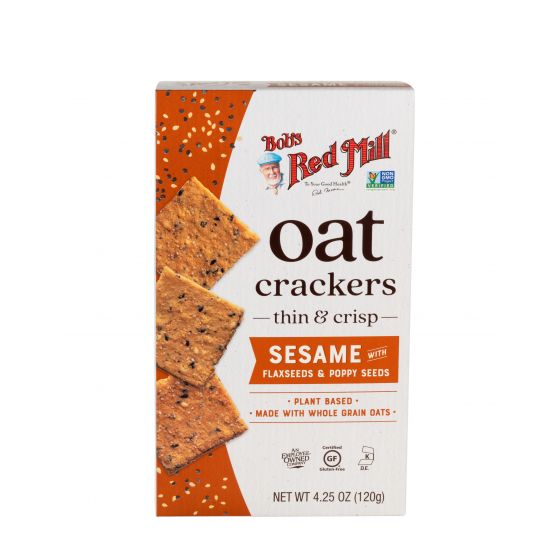 Sesame Oat Crackers