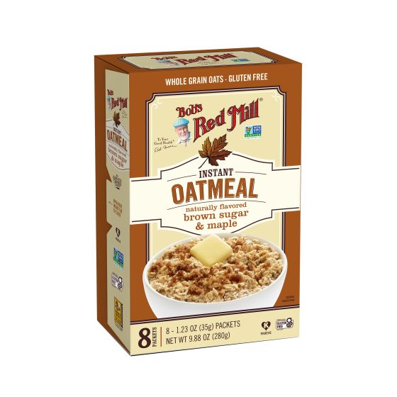 Brown Sugar & Maple Instant Oatmeal Packets