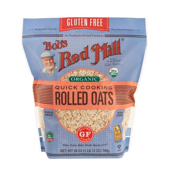 Gluten Free Organic Quick Cooking Rolled Oats