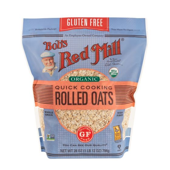 Gluten Free Organic Quick Cooking Rolled Oats