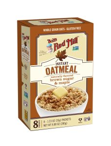 Brown Sugar & Maple Instant Oatmeal Packets