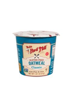 Gluten Free Classic Oatmeal Cup