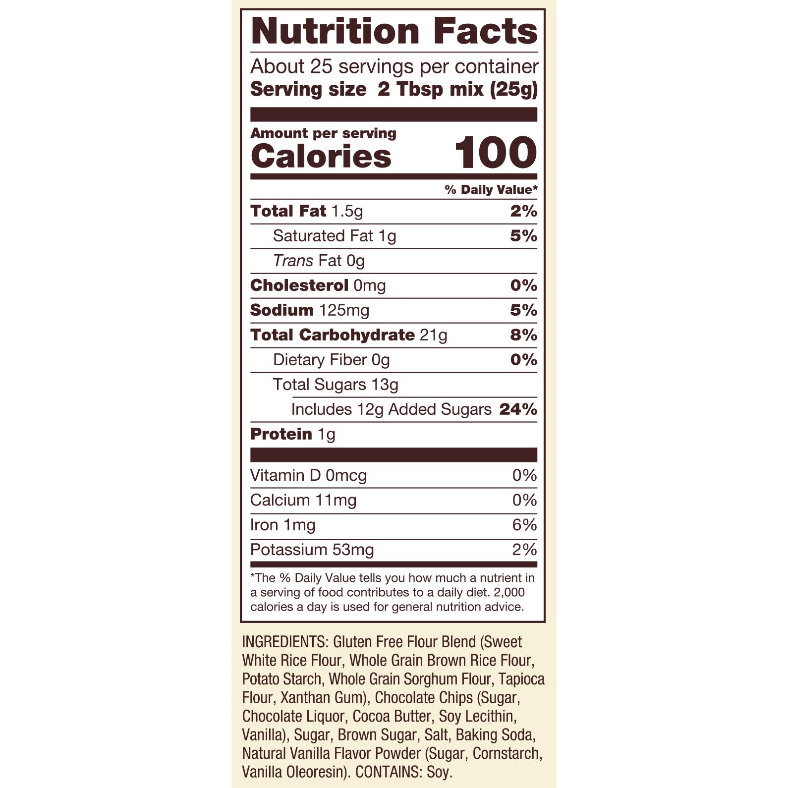 Gluten Free Chocolate Chip Cookie Mix :: Bob's Red Mill Natural Foods